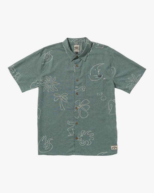 0 Together - Chemise à manches courtes pour Homme Vert 24A041515 Billabong