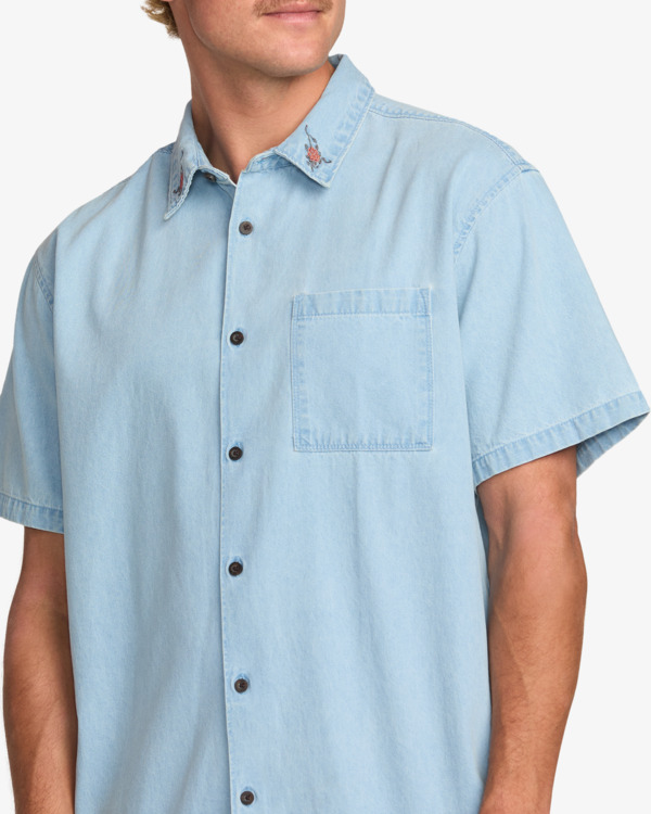 5 Occy - Camisola de manga curta para homem Azul 24A042500 Billabong