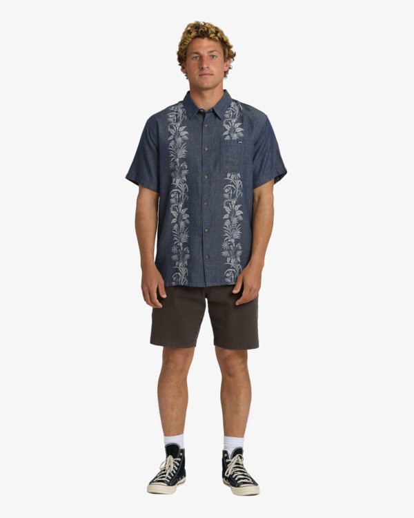 1 Cordoba - Overhemd met Korte Mouwen voor Heren Blue 24A044515 Billabong