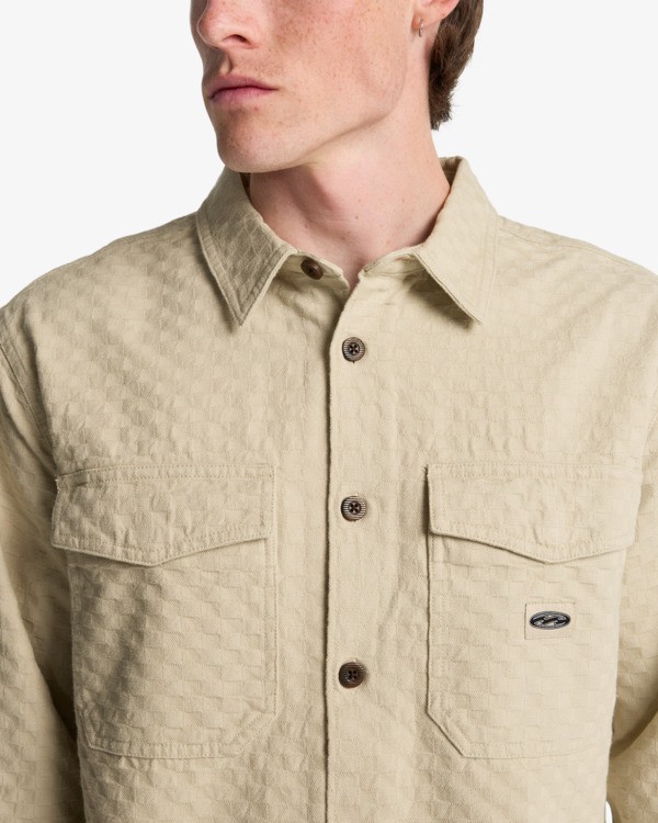 5 Bad Dog - Long Sleeves Shirt for Men Beige 24A051504 Billabong