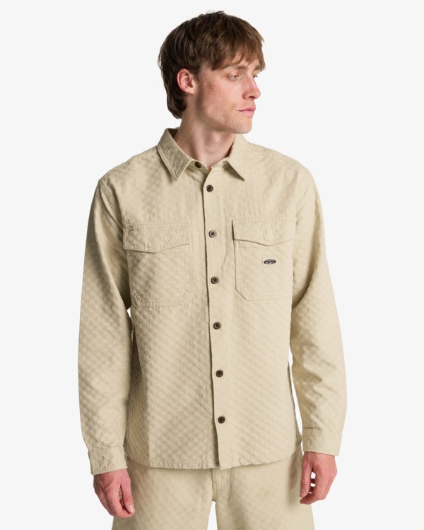 0 Bad Dog - Long Sleeves Shirt for Men Beige 24A051504 Billabong