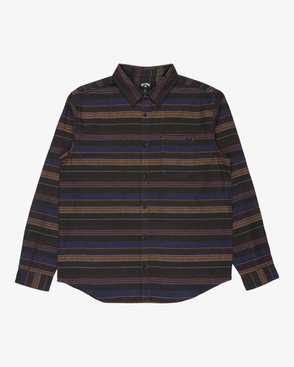 5 Coastline - Flannel Shirt for Men Black 24A053506 Billabong