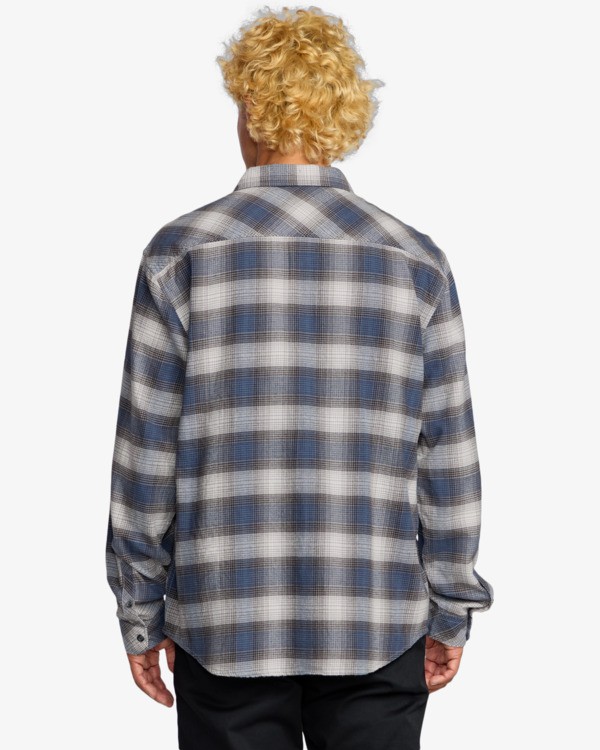 2 Coastline - Camicia in flanella da Uomo Blue 24A053506 Billabong