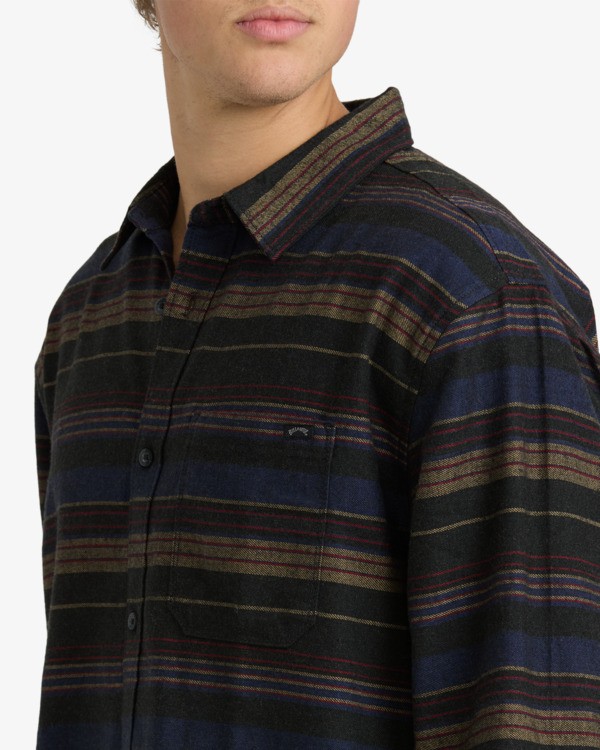 1 Coastline - Flannel Shirt for Men Black 24A053506 Billabong