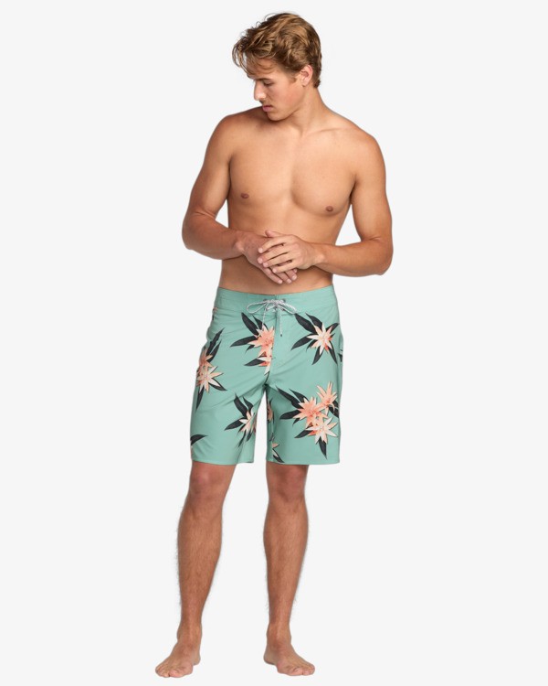 3 Sundays Pro 18.5" - Boardshort Performance da Uomo Green 24A081506 Billabong