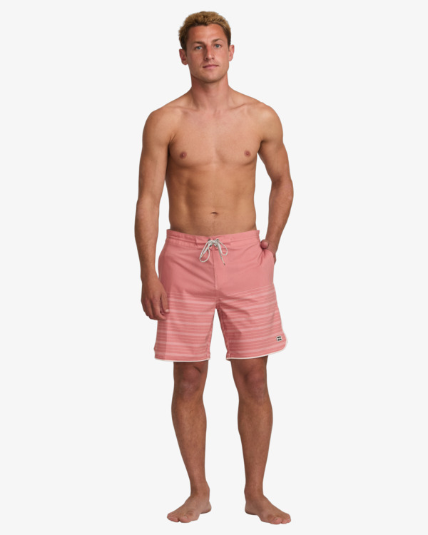 3 73 Low Tide 17" - Board Shorts for Men Pink 24A081514 Billabong