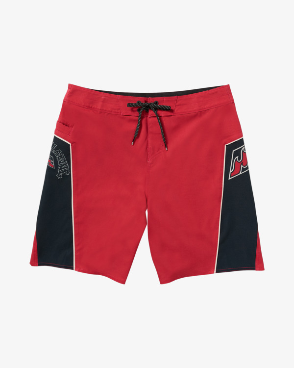 0 Straddie Pro 20" - Performance Board Shorts for Men Red 24A081521 Billabong