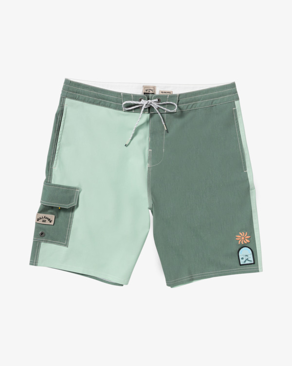 0 Sunshine 17.5" - Lo Tides Boardshorts for Men Green 24A081529 Billabong