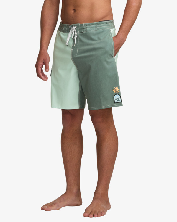 5 Sunshine 17.5" - Lo Tides Boardshorts für Männer Grün 24A081529 Billabong