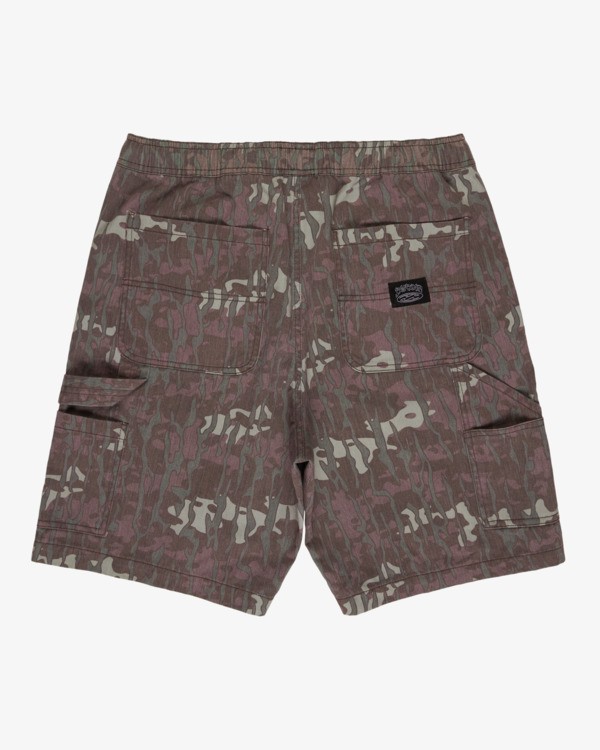 11 Bad Dog Elastic - Elasticated Shorts for Men Brown 24A101603 Billabong