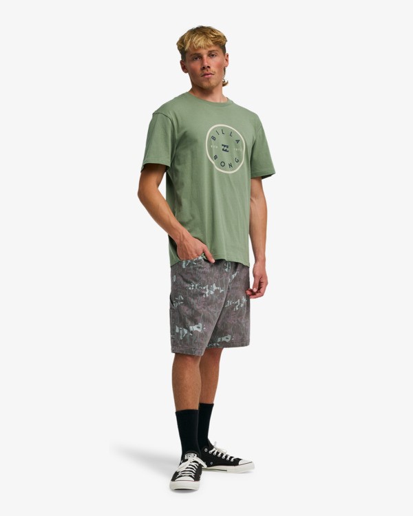 1 Bad Dog Elastic - Elasticated Shorts for Men Brown 24A101603 Billabong