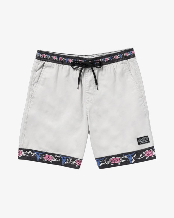3 Occy Short Larry - Walkshort con vita elastica da uomo Gray 24A102500 Billabong