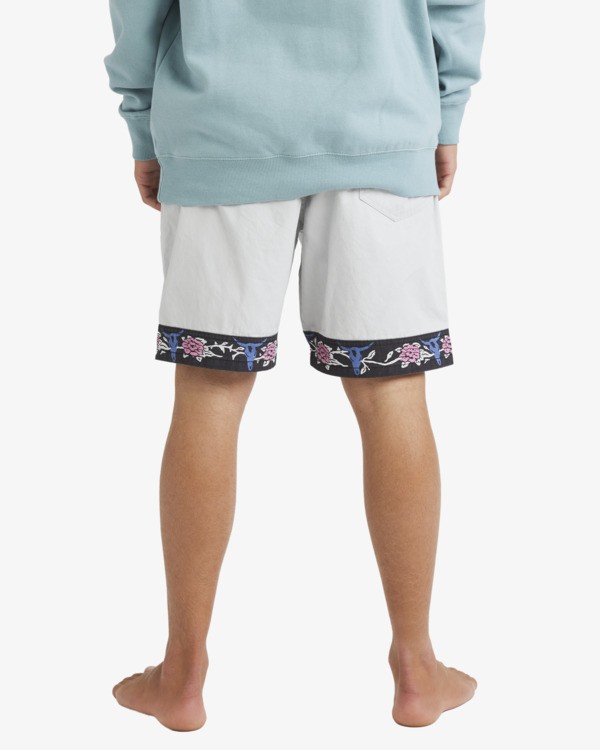 2 Occy Short Larry - Walkshort con vita elastica da uomo Gray 24A102500 Billabong