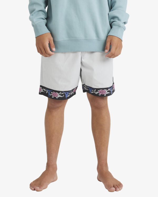 0 Occy Short Larry - Walkshort con vita elastica da uomo Gray 24A102500 Billabong