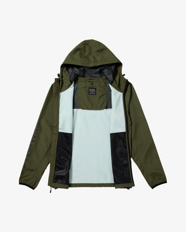 2 TRANSPORT WINDBREAKER Green 24A151501 Billabong