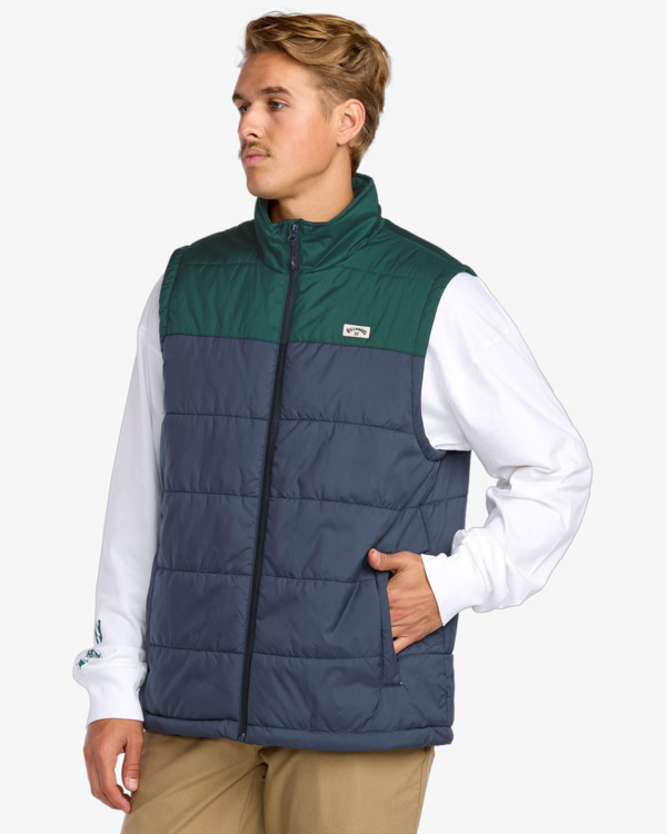 3 Journey - Gilet léger matelassé pour Homme Bleu 24A183500 Billabong