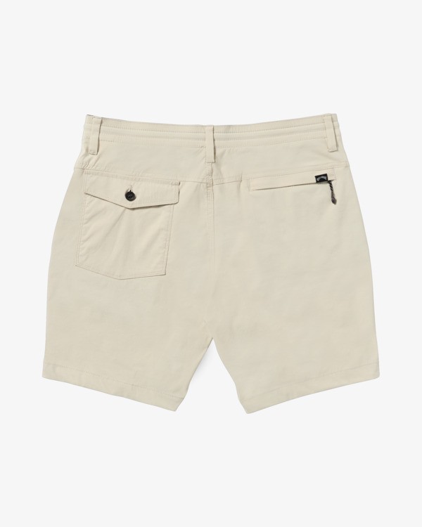 4 Surftrek Plus 19" - Elastic Waist Walkshorts for Men Black 24A321502 Billabong