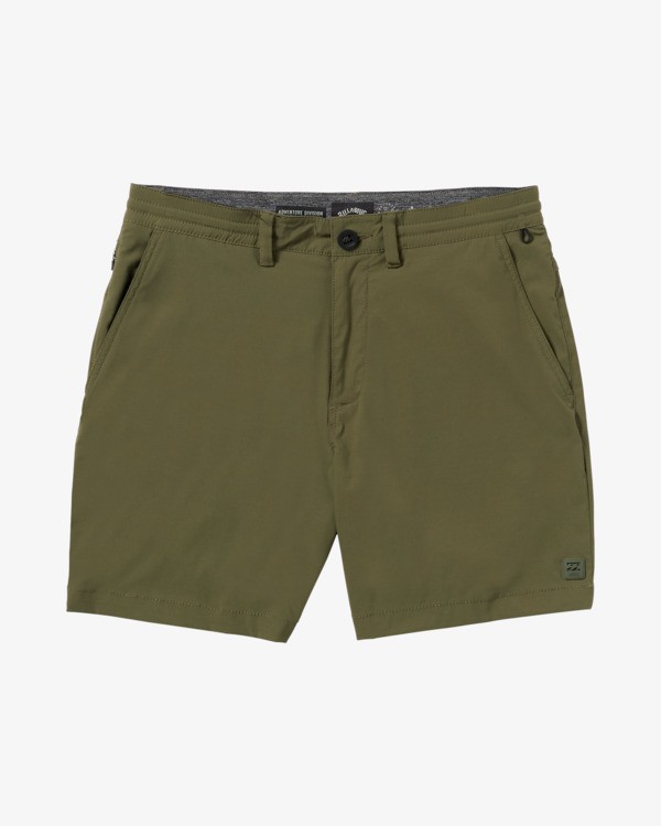3 Surftrek Plus 19" - Elastic Waist Walkshorts for Men Green 24A321502 Billabong