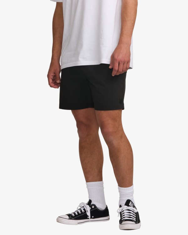 1 Surftrek Plus 19" - Walkshort con vita elasticizzata da uomo Black 24A321502 Billabong