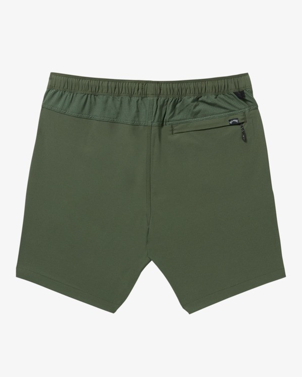 4 Surftrek 17" - Elastic Waist Walkshorts for Men Blue 24A321503 Billabong