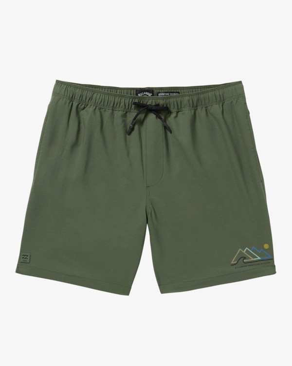 3 Surftrek 17" - Elastic Waist Walkshorts for Men Blue 24A321503 Billabong