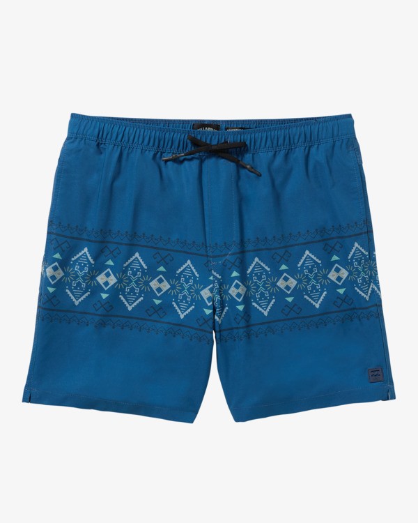 3 Surftrek 17" - Elastic Waist Walkshorts for Men Purple 24A321503 Billabong