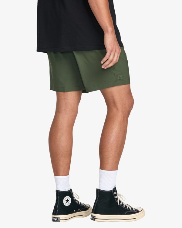 2 Surftrek 17" - Elastic Waist Walkshorts for Men Blue 24A321503 Billabong