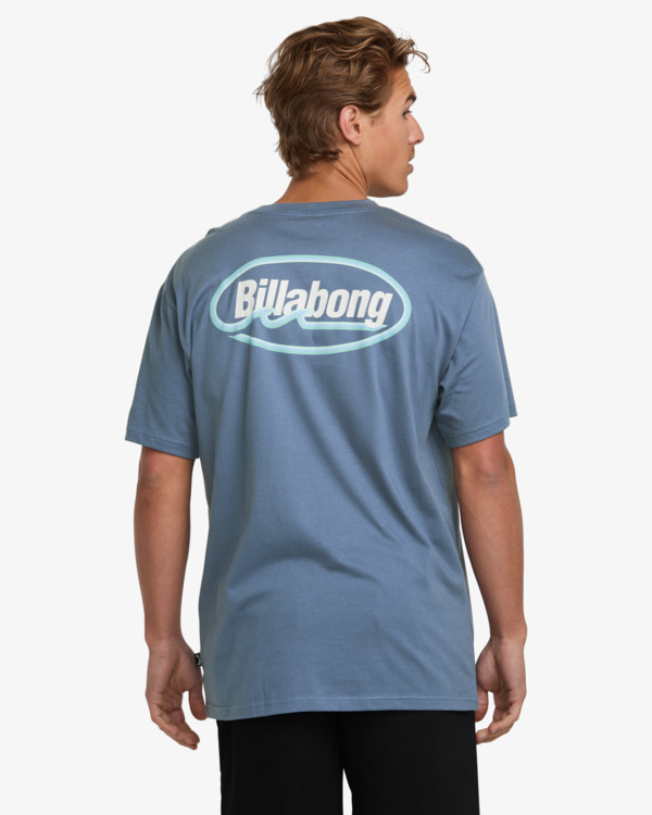 2 Runner Premium - Short Sleeves T-Shirt for Men Blue 24A351505 Billabong