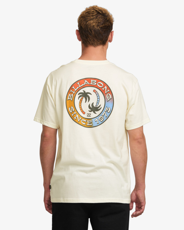 2 Tropical Pets Premium - T-Shirt für Männer Weiss 24A351506 Billabong