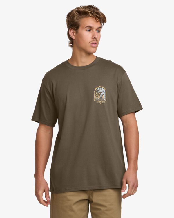 0 Last Light Premium - Short Sleeves T-Shirt for Men Brown 24A351511 Billabong