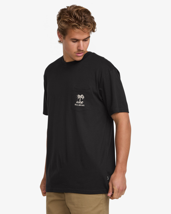 3 Troppo Premium - Short Sleeves T-Shirt for Men Black 24A351512 Billabong