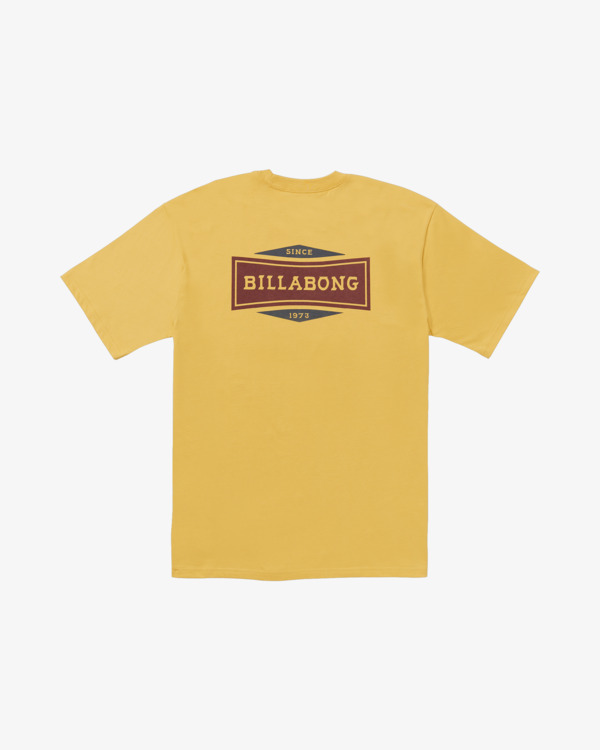 4 Walled - Short Sleeves T-Shirt for Men Yellow 24A351527 Billabong