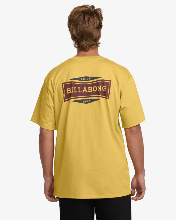 1 Walled - Short Sleeves T-Shirt for Men Yellow 24A351527 Billabong