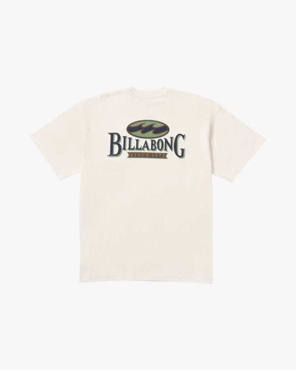 1 Double Spread - Short Sleeves T-Shirt for Men White 24A351530 Billabong