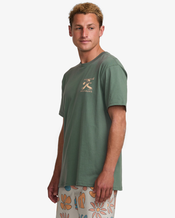 3 Together Premium - T-shirt à manches courtes pour Homme Marron 24A351537 Billabong