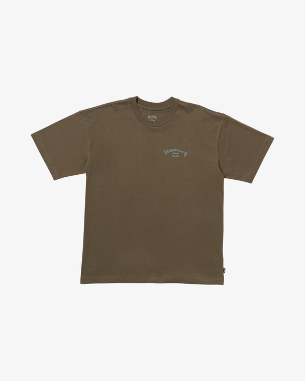 5 Y2K Arch - T-shirt à manches courtes pour Homme Marron 24A351543 Billabong