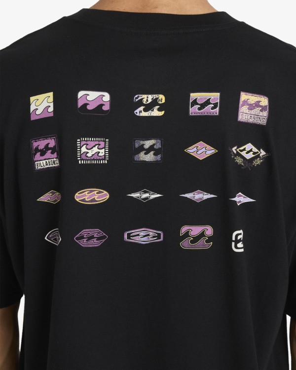 4 Timeline Og - Short Sleeve T-Shirt for Men Black 24A351601 Billabong