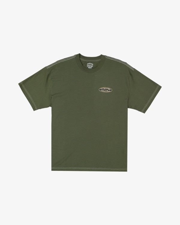 5 Bad Dog Pill Wave Og - T-Shirt &agrave; manches courtes pour Homme Vert 24A351605 Billabong