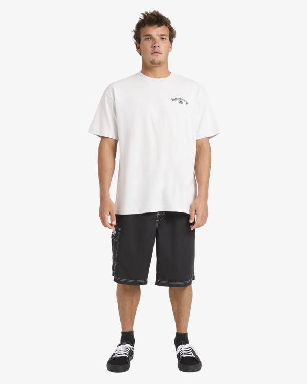 2 Spec 73 Bio Arch Og - T-shirt met korte mouwen voor Heren Gray 24A351670 Billabong