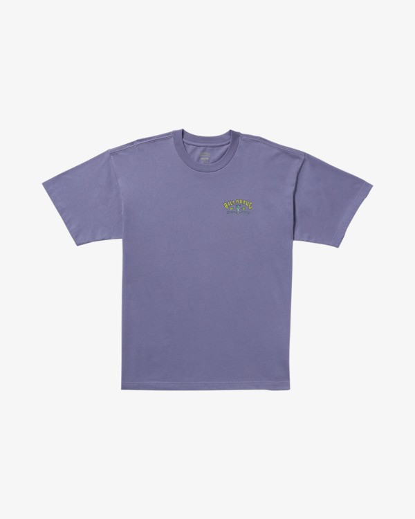 5 Occy Raging Bull Og - Maglietta serigrafata a maniche corte da uomo Purple 24A352529 Billabong