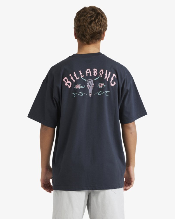 2 Occy Raging Bull Og - Maglietta serigrafata a maniche corte da uomo Black 24A352529 Billabong