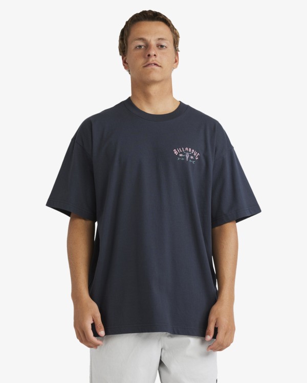 0 Occy Raging Bull Og - Maglietta serigrafata a maniche corte da uomo Black 24A352529 Billabong