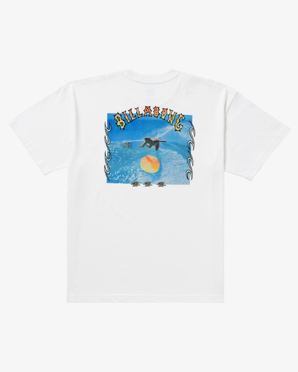 1 Occy R U Down Og - Maglietta serigrafata a maniche corte da uomo White 24A352530 Billabong