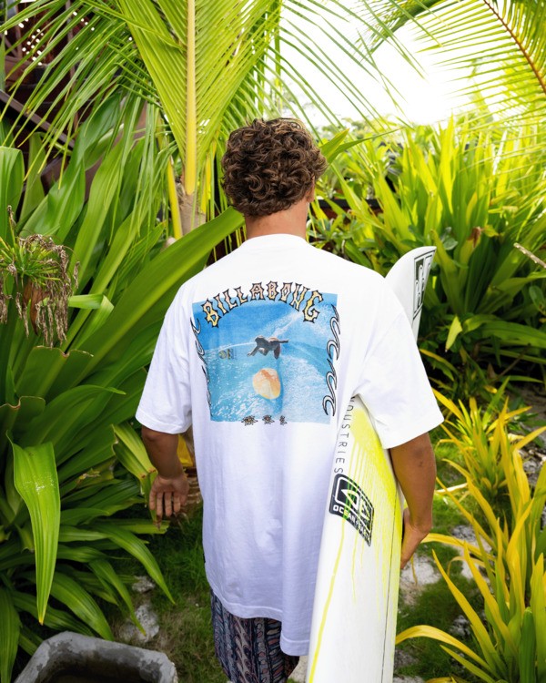 1 Occy R U Down Og - T-shirt manches courtes sérigraphié pour homme Blanc 24A352530 Billabong