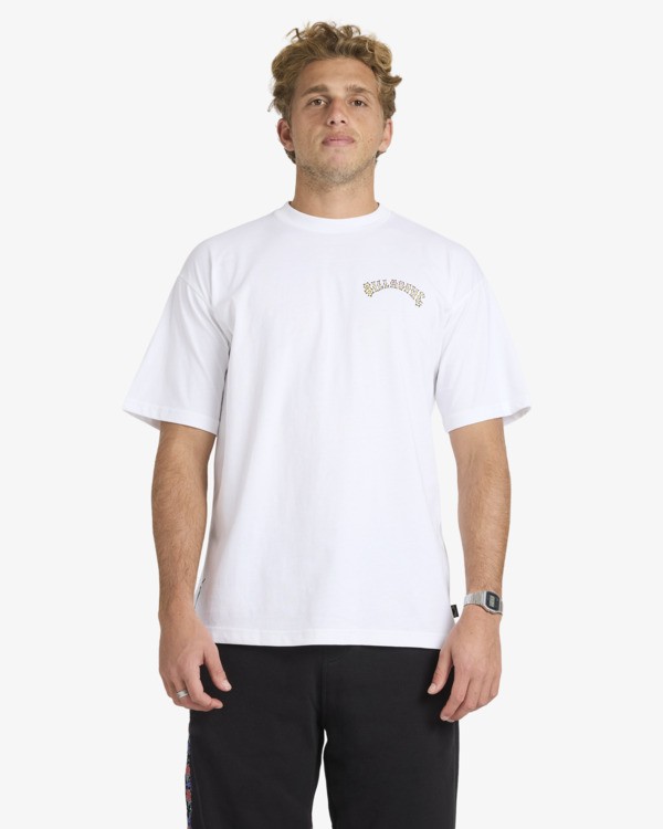 2 Occy R U Down Og - T-shirt manches courtes sérigraphié pour homme Blanc 24A352530 Billabong