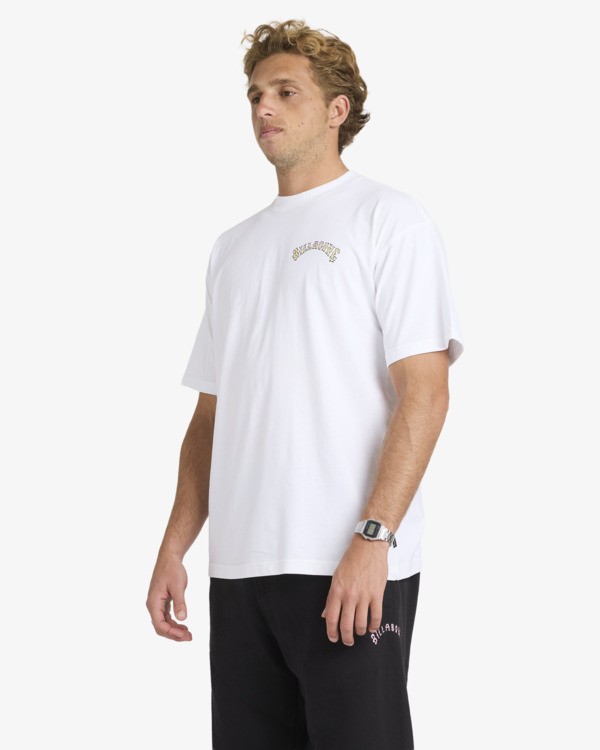 5 Occy R U Down Og - T-shirt manches courtes sérigraphié pour homme Blanc 24A352530 Billabong