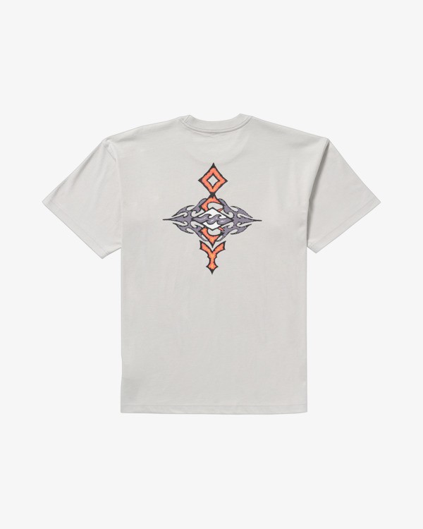 6 Occy Og - Maglietta serigrafata a maniche corte da uomo Gray 24A352531 Billabong