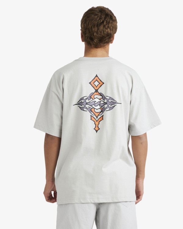 2 Occy Og - Maglietta serigrafata a maniche corte da uomo Gray 24A352531 Billabong