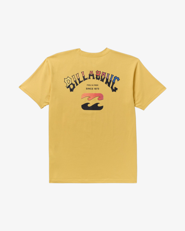 8 Arch Fade Premium - Short Sleeve T-Shirt for Men Grey 24A353500 Billabong