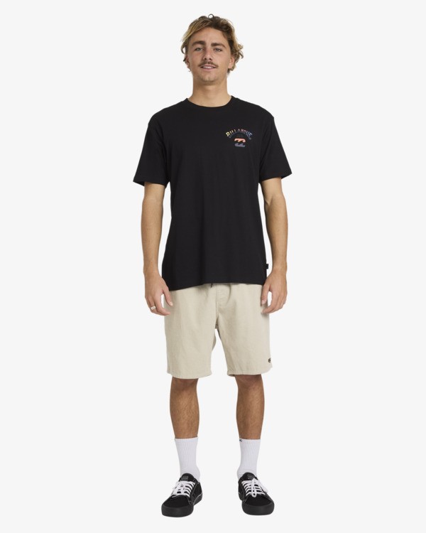 2 Arch Fade Premium - T-shirt met korte mouwen voor Heren Black 24A353500 Billabong